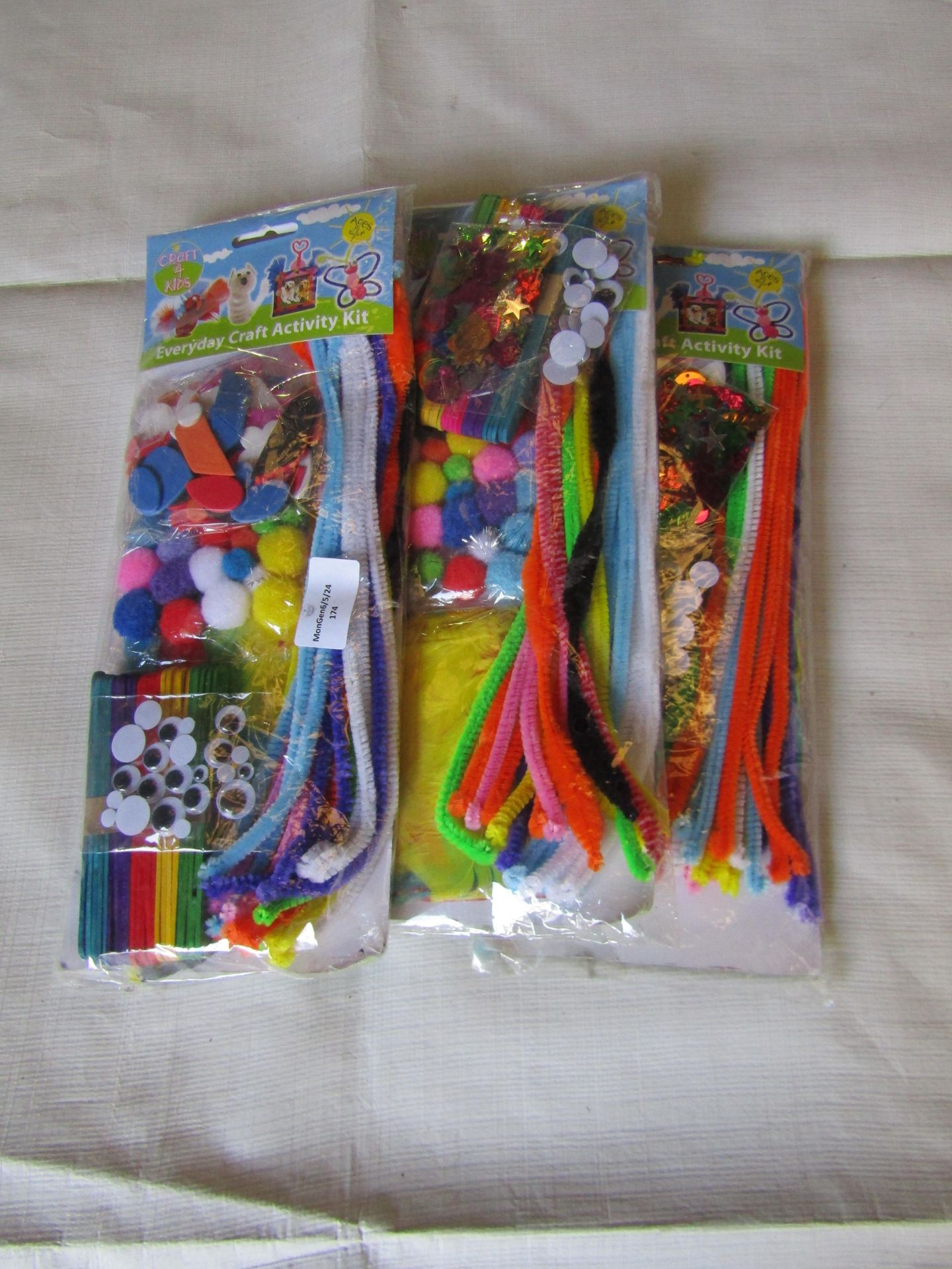 3x Craft 4 Kids Everyday Craft Activity Kit - All Unused & Packaged.