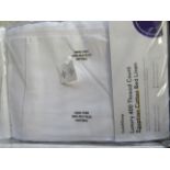 Soak & Sleep Luxury 400TC Egyptian Cotton - Superking Flat Sheet - White RRP 52 About the Product(s)