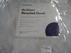 Soak & Sleep Recycle Down Duvet Superking 9 Tog RRP 200About the Product(s)Here's a down-rich