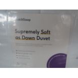 Soak & Sleep Supremely Soft As Down Duvet - Emperor - All Season RRP 188About the Product(s)Enjoy