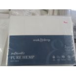 Soak & Sleep Soak & Sleep Chalk Pure Hemp Superking Oxford Pillowcase Pair RRP 36About the Product(