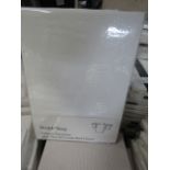 Soak & Sleep Soak & Sleep White 500TC Egyptian Cotton Single 30cm Fitted Sheet RRP 32About the