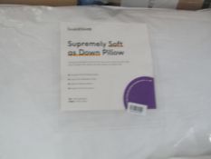 Soak & Sleep Soak & Sleep Soft As Down Microfibre Superking Chamber Pillow - Medium/Firm RRP 30About