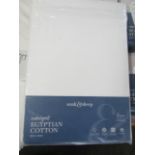 Soak & Sleep Soak & Sleep White 800 Thread Count Egyptian Cotton Single Flat Sheet RRP 30About the