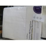 Soak & Sleep Soak & Sleep White 400TC Egyptian Cotton Double 30cm Fitted Sheet RRP 38 About the