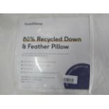 Soak & Sleep Soak & Sleep 80% Recycled Down Standard Pillow - Medium RRP 60About the Product(s)