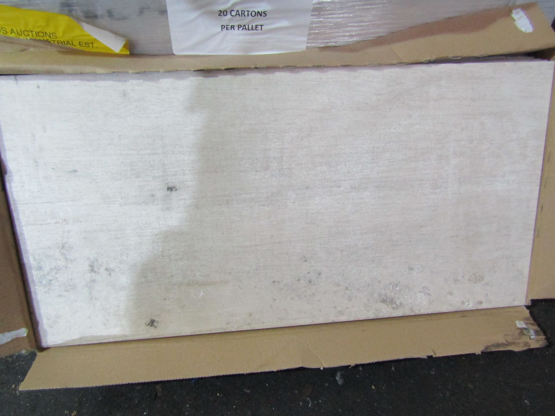 1X Pallet Containing 20x Packs of 5 Wickes 600x300mm Cabin Tawny Beige Floor and Wall Tiles - - Image 2 of 3