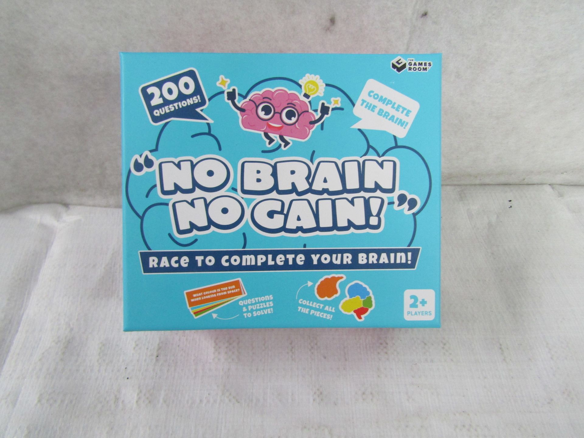 4x GamesRoom - "No Brain No Gain! " Game - New & Boxed.