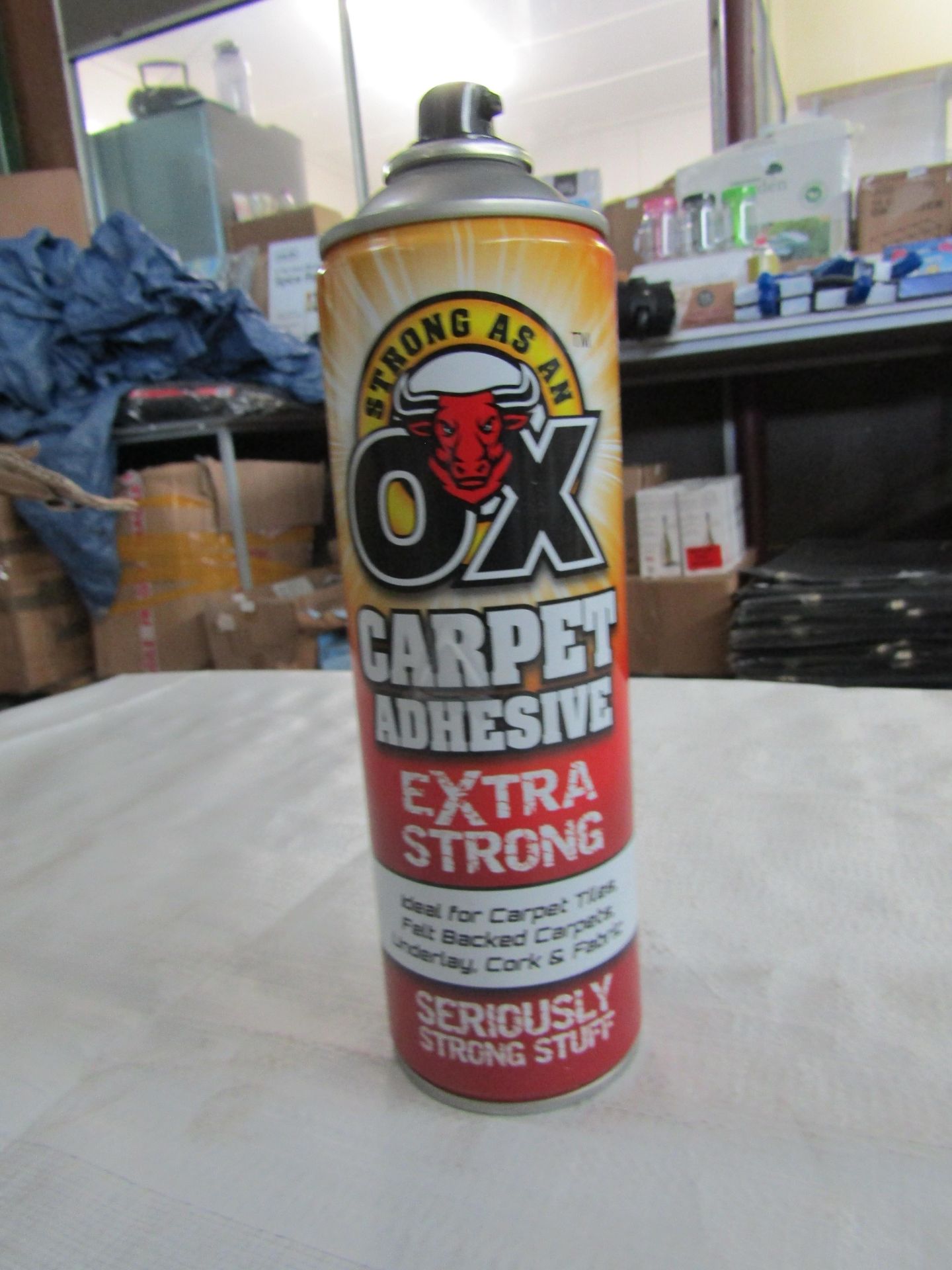 5x OX - Extra Strong Carpet Adhesive 500ml - Good Condition.