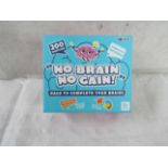 24x GamesRoom - "No Brain No Gain! " Game - New & Boxed.