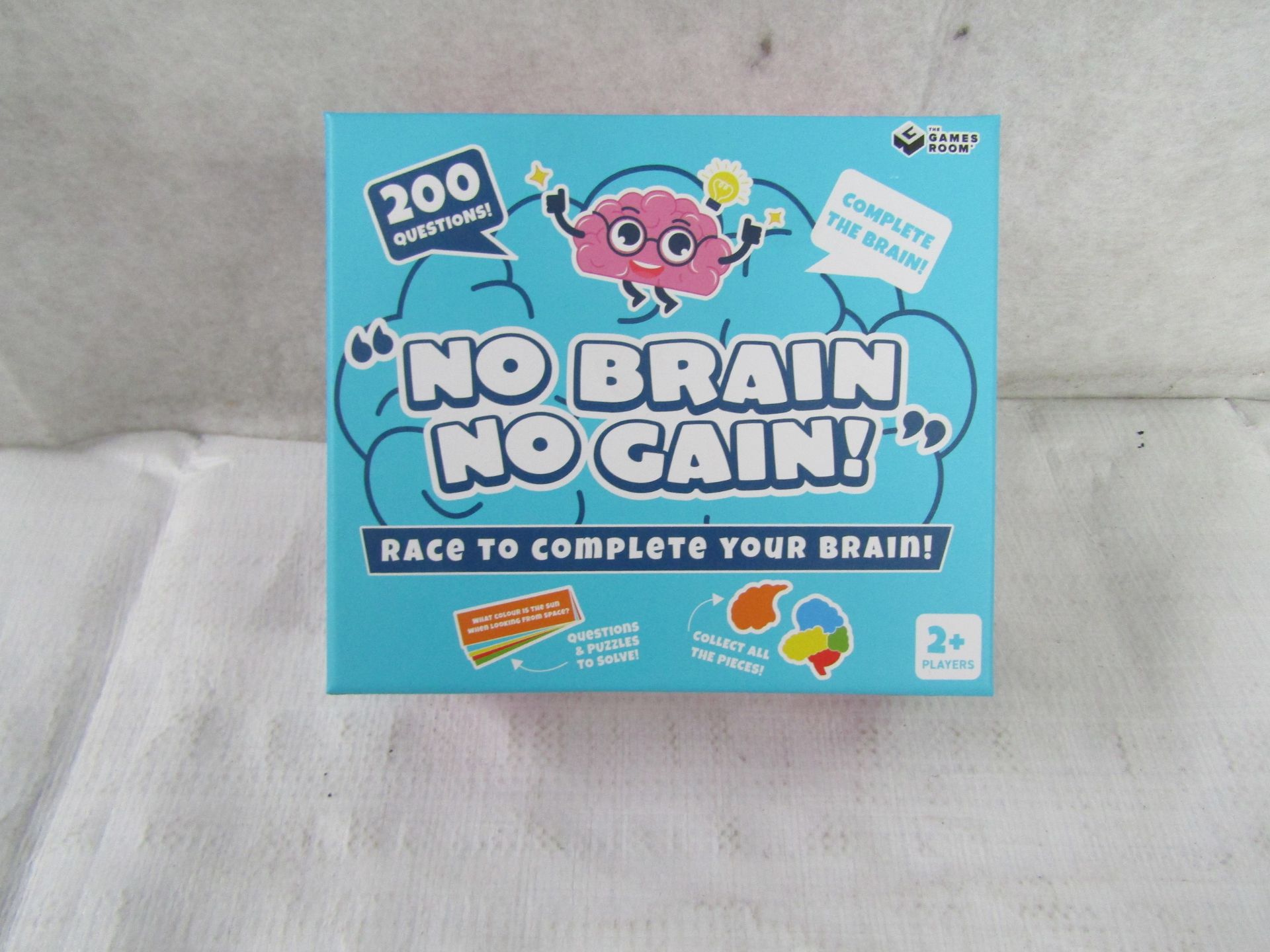 24x GamesRoom - "No Brain No Gain! " Game - New & Boxed.