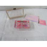 12x TheColourWorkshop - Sweetheart 14-Piece Beauty Set With Clutch Bag - New & Packaged.