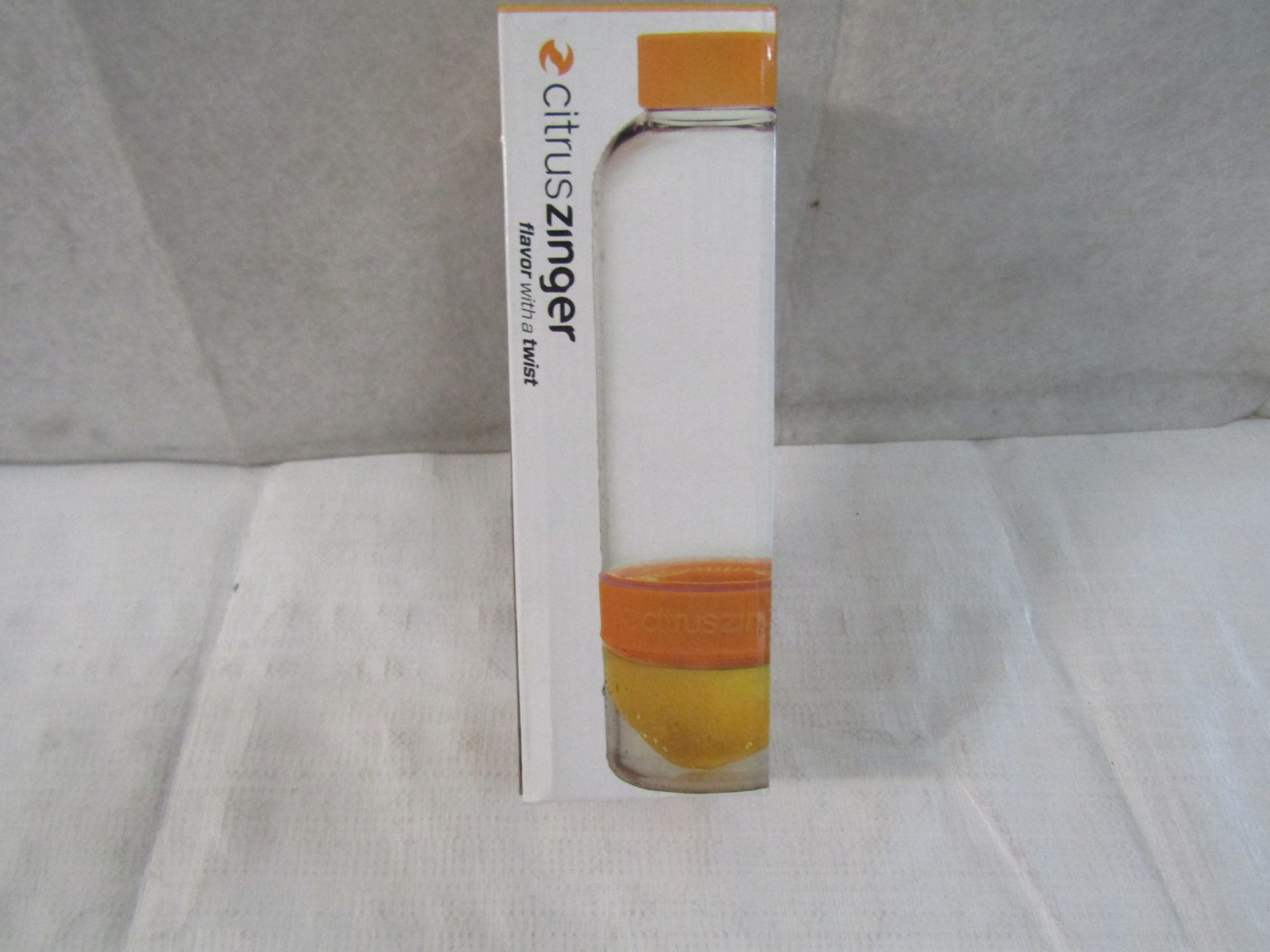 5x CitrusZinger - Infuser Water Bottles ( ORANGE ) - New.