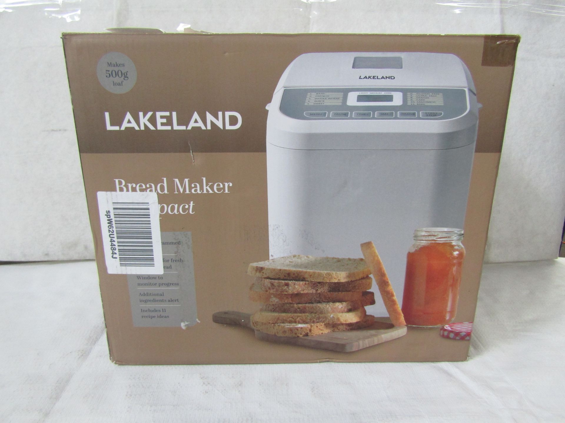 Lakeland White Compact 1lb Daily Loaf Bread Maker RRP 80About the Product(s)There's nothing like the