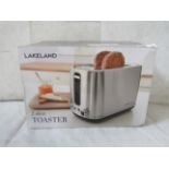 Lakeland Stainless Steel 2-Slice Toaster RRP 45About the Product(s)Smothered with butter, running