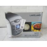 Lakeland Mini Multi Cooker 1.8L RRP 55About the Product(s)Take the hard work out of home cooking