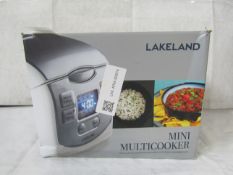 Lakeland Mini Multi Cooker 1.8L RRP 55About the Product(s)Take the hard work out of home cooking