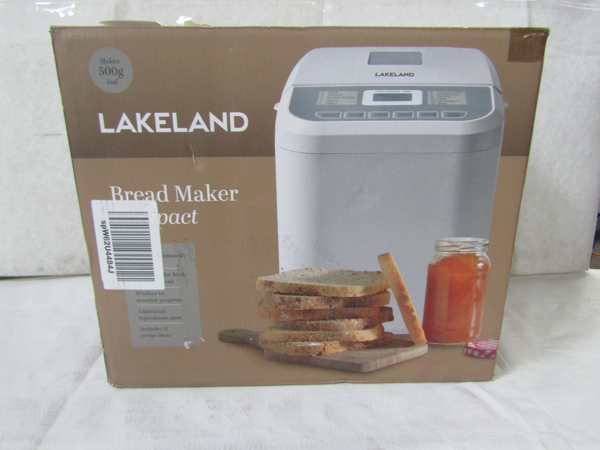 Lakeland White Compact 1lb Daily Loaf Bread Maker RRP 80About the Product(s)There's nothing like the