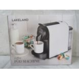 Lakeland Coffee Pod Machine White RRP 90About the Product(s)We know they're not everyone's cup