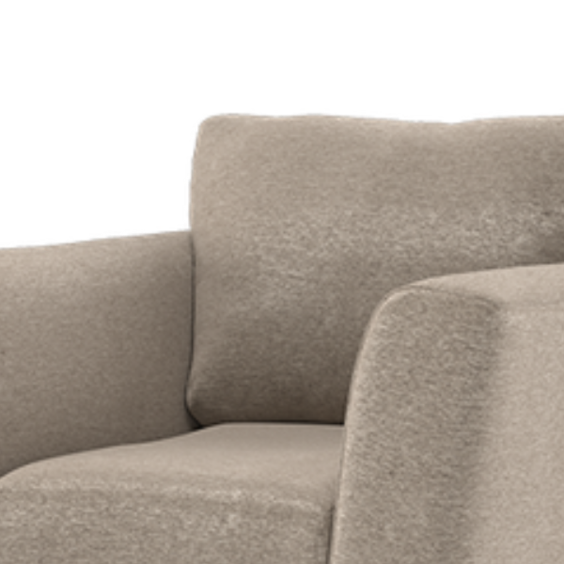 Sofology Layla Armchair in Layla Novak Beige All Over with Chrome Feet RRP 459The Layla range - Image 2 of 2