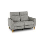 Oak Furnitureland Dylan 2 Seater Electric Recliner Sofa in Oxford Grey Fabric RRP 999.99Our Dylan