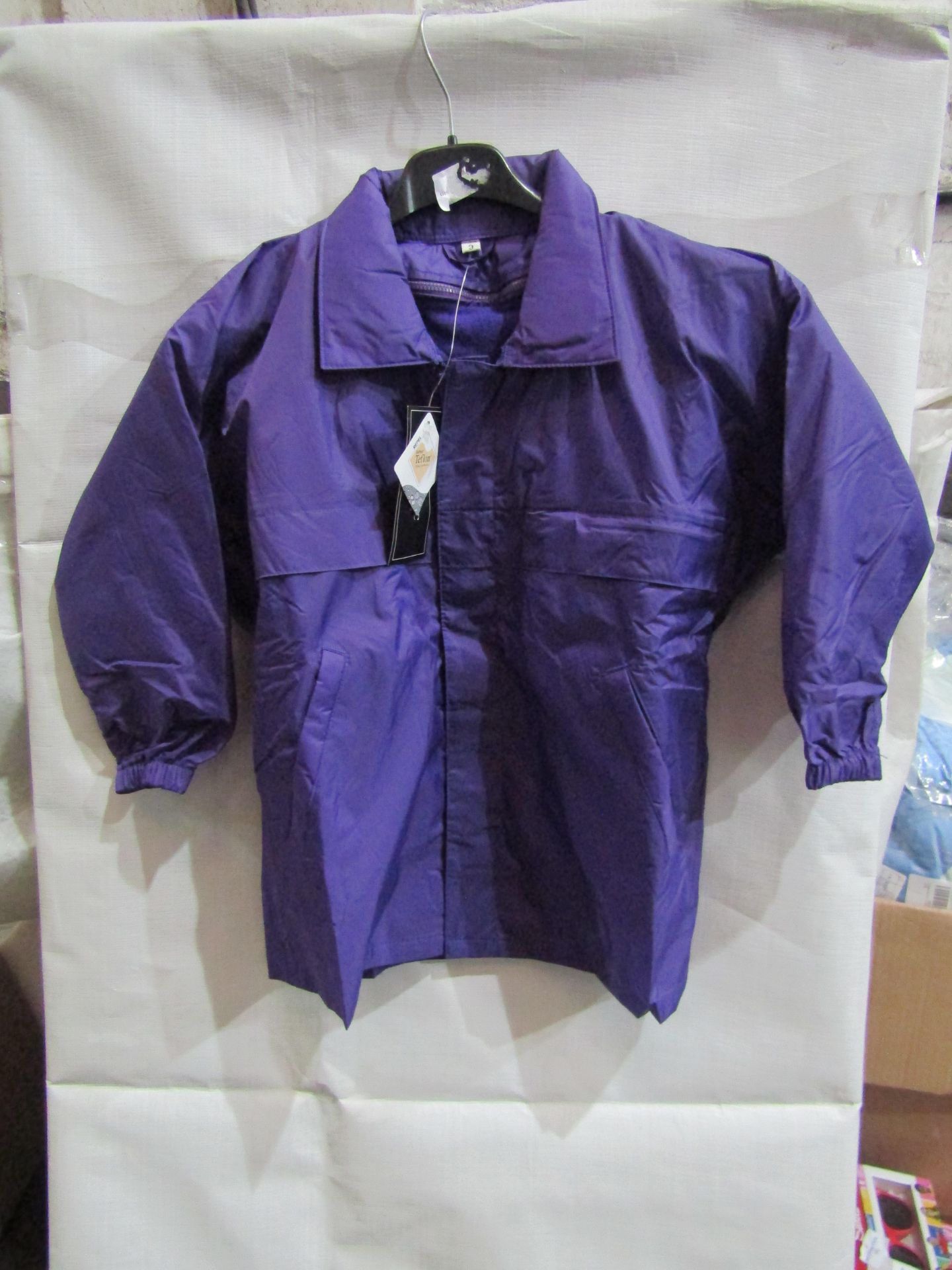 Rainmac Childrens Purple Rain Coat With Detachable Lined Fleece, Size: 2 - Unused & Packaged.