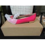 JD Williams Footflex Ladies Shoes Pink, Size: 5E - Unworn & Boxed.