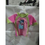 7x Bonz UV Girls Swimwear Tops, Size: 12Mths - All Good Condition & Packaged.