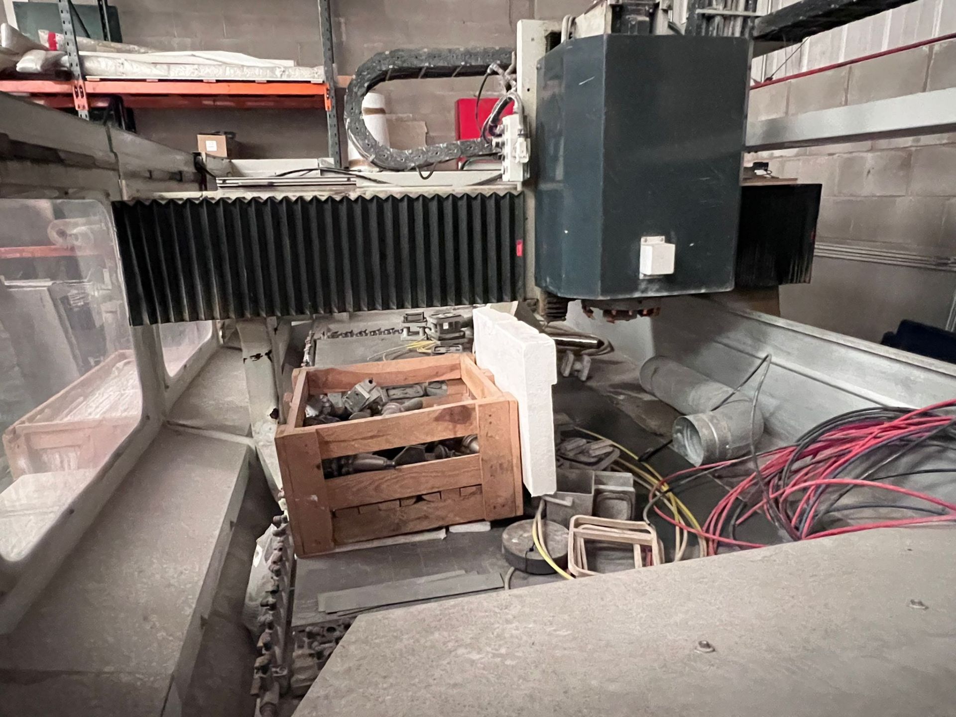 No Buyers Premium Intermac compact stone CNC machine serial no. 90775 with a Broomwade - Image 4 of 9