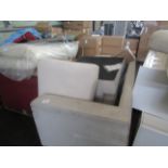 Pallet with a sofa and a chair (missingf back cushions)