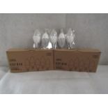 2X LEDYA - C37 E14 470 Lumen LED Light Bulbs - Pack of 5 - New & Boxed.