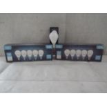 2X STANBOW - E14 400 Lumen LED Light Bulbs - Pack of 5 - New & Boxed.