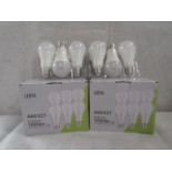 2X LEDYA - A60 E27 1055 Lumens Warm Light Bulbs - Pack of 6 - New & Boxed.