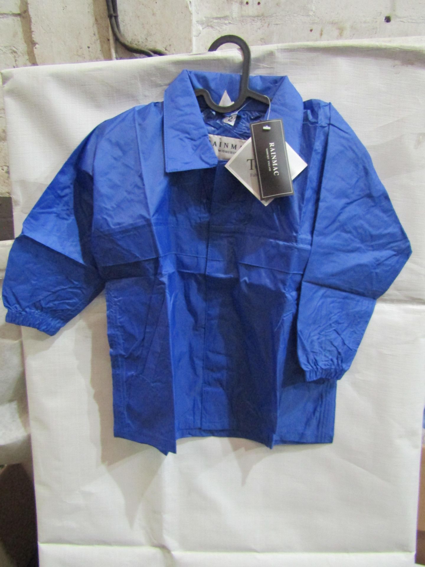 Rainmac Childrens Blue Thin Rain Coat, Size: 2 - Unused & Packaged.