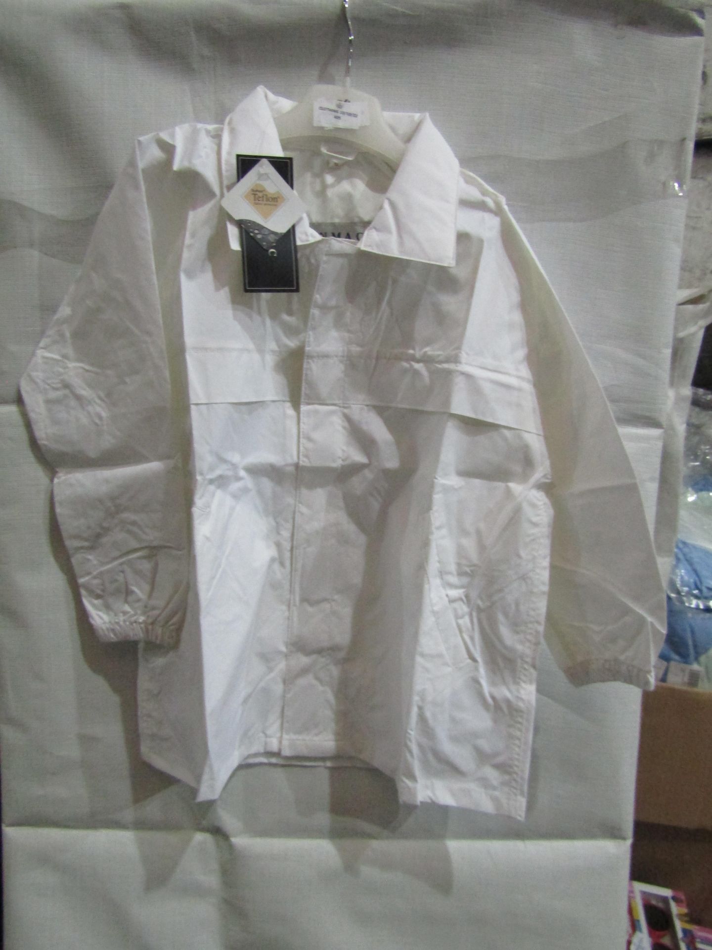 Rainmac Childrens White Thin Rain Coat, Size: 6 - Unused & Packaged.