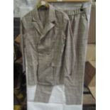 Simple Checkered Ladies Outfit Bottoms & Top Size: L - Good Condition.