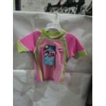 7x Bonz UV Girls Swimwear Tops, Size: 12Mths - All Good Condition & Packaged.