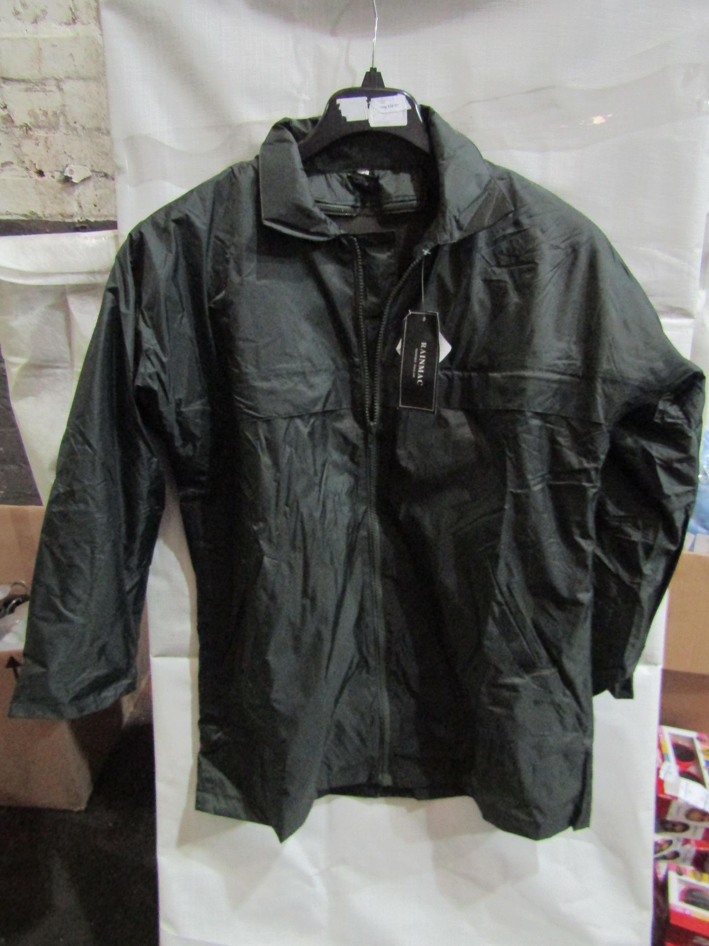 Rainmac Ladies Dark Green Rain Coat With Detachable Lined Fleece, Size: 14 - Unused & Packaged.