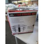 HQ - 3-Tier Steamer Set - Boxed.