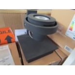 Dimmable Single Spotlight Black. Size: W11.5 x D11.5 x H12.8cm - RRP ?70.00 - New & Boxed. (451)