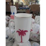 Alice Peto Pint Jug Dia9 X H13.5Cm Alice Peto Palm Tree Gold Rim RRP 42About the Product(s)With