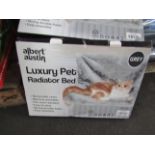 Luxury pet radiator bed, unchecked and boxed