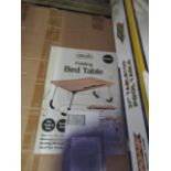 Asab folding bed table, unchecked and boxed