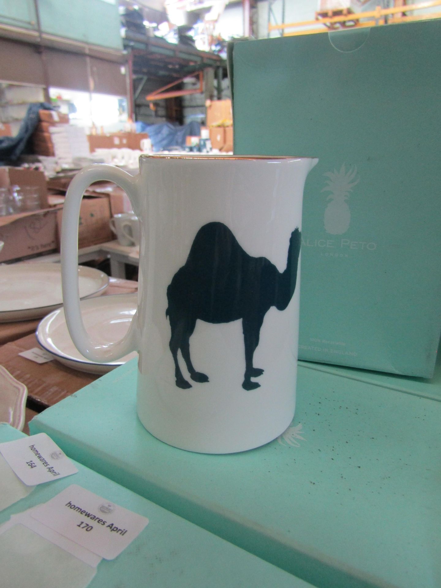 Alice Peto Camel Jug 1 Pint RRP 42About the Product(s)Inspired by traditional blue-and-white china