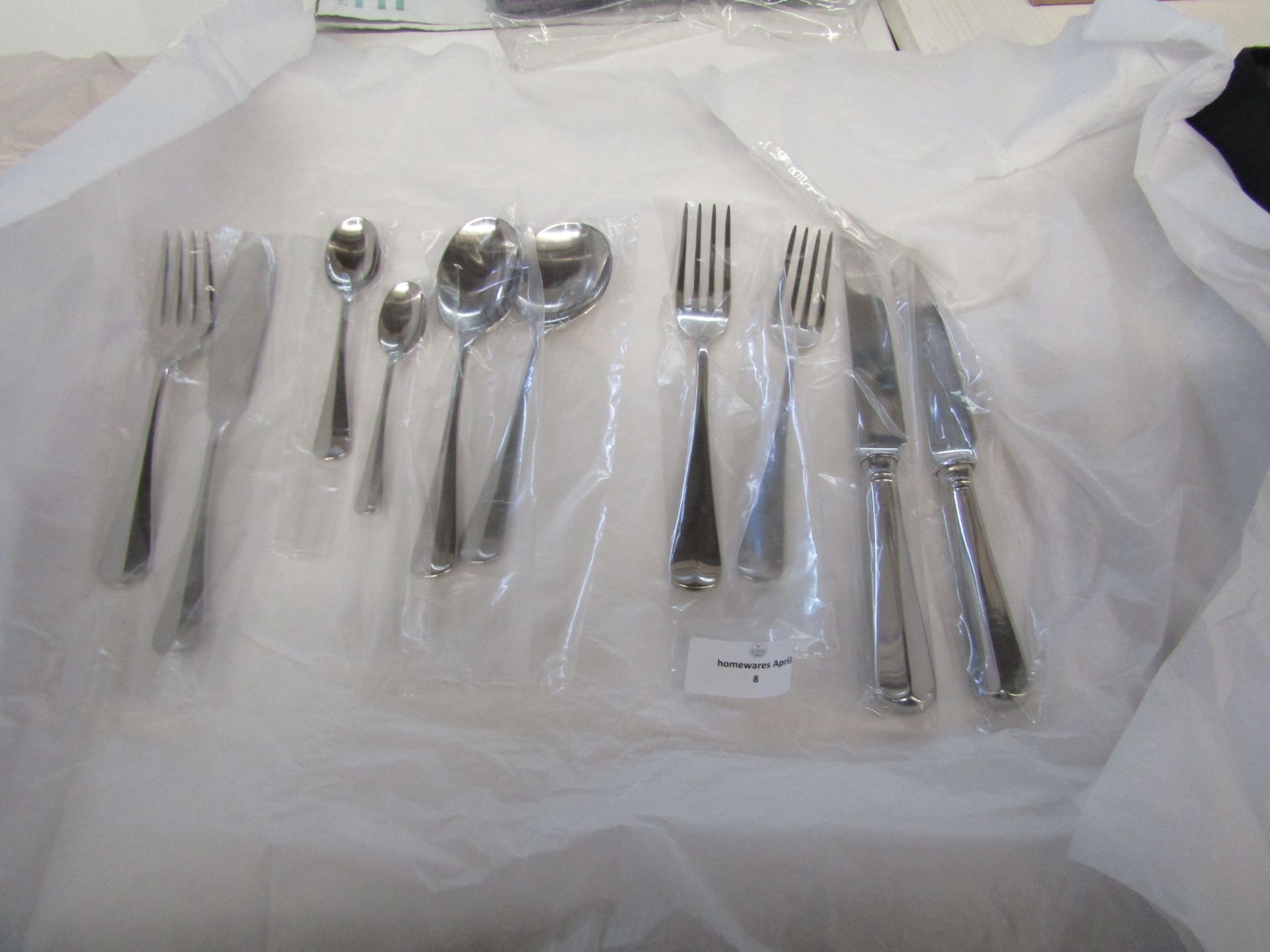 Carrs Silver Rattail Stainless Steel Cutlery Set 10 Piece 1 Person Setting RRP 240About the