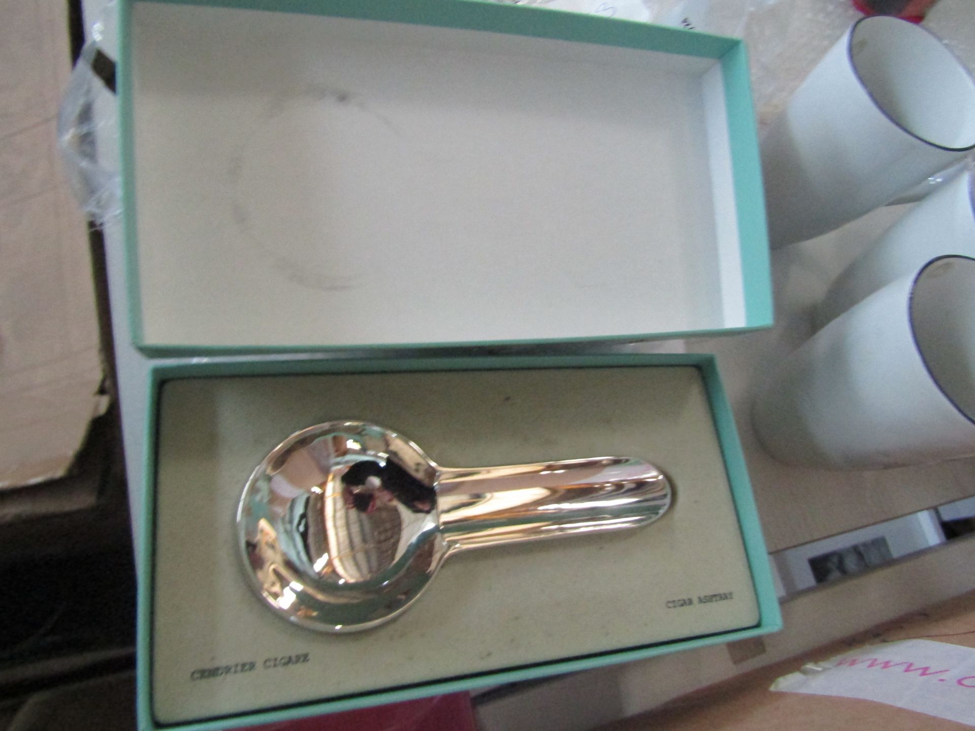 Ercuis Cigar Ashtray Spoon Silver Plated 16 X 6.3cm RRP 87About the Product(s)This beautifully