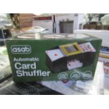 Asab - Automatic Card Shuffler With Deck of Cards - Boxed.