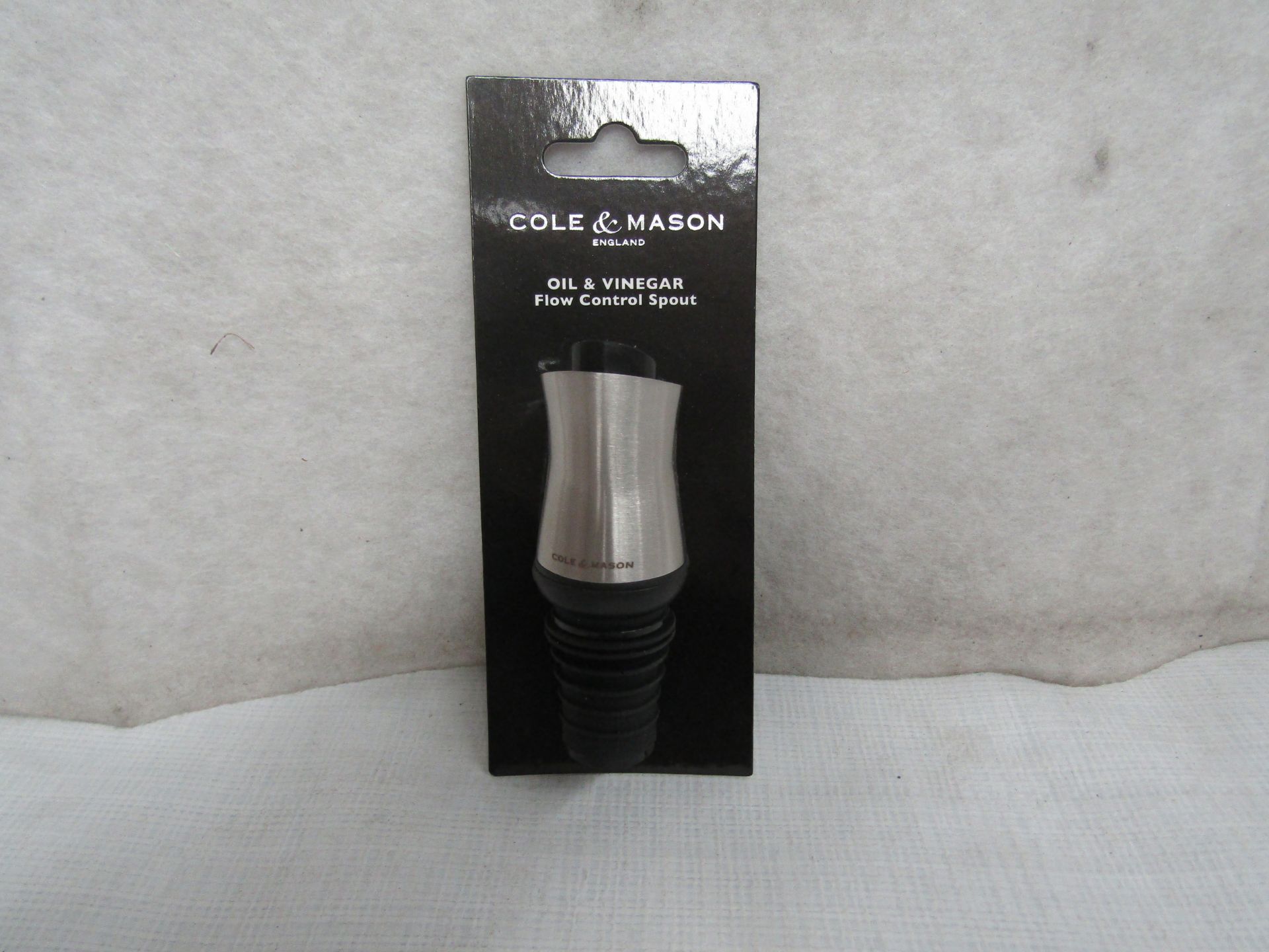 5X Cole & Mason - Flow Control Oil & Vinegar Spout - New & Boxed.