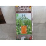 2X MyGarden - Bordeaux Garden Arch 140x38x255cm - Unchecked & Boxed.
