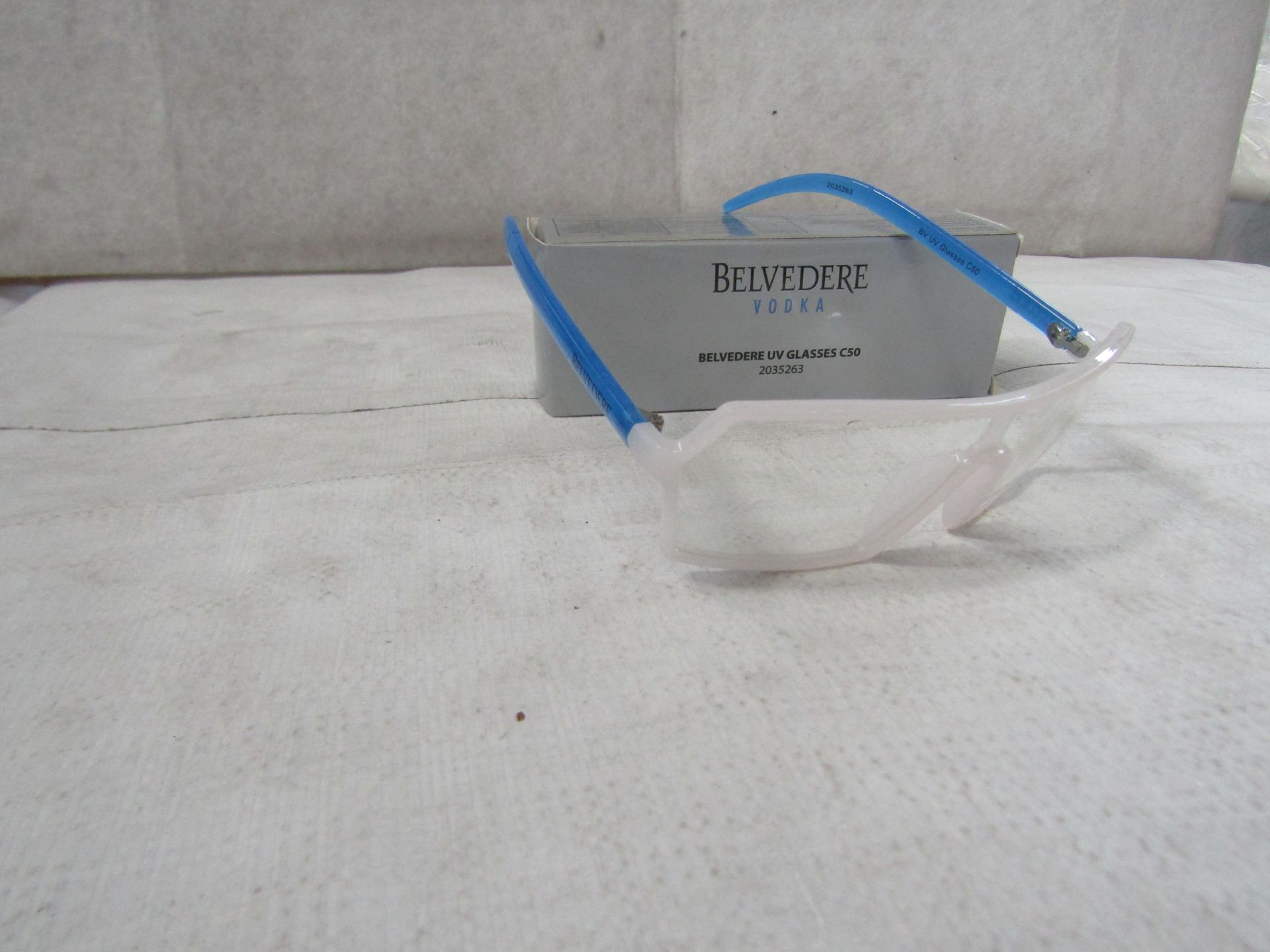 5x Belvedere Vodka - UV Glasses - New & Boxed.